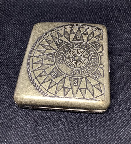 Travellers cigarette tin - cigarette, retro