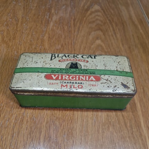 Vintage black cat - black, cigarette